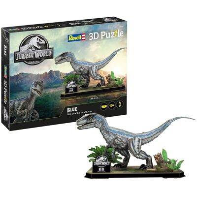 Revell Puzzle 3D Dinosaurio Rebirth-Blue Jurassic World . Revell Puzzle 3D Dinosaurio Rebirth-Blue Jurassic World .