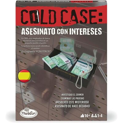 Thinkfun Juego de mesa Cold Case 3: Asesinato con intereses . Thinkfun Juego de mesa Cold Case 3: Asesinato con intereses .