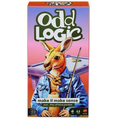 Mattel Juego de mesa familiar Odd Logic 3-6 jugadores desde 10 años ideal para fiestas y noches de juegos . Mattel Juego de mesa familiar Odd Logic 3-6 jugadores desde 10 años ideal para fiestas y noches de juegos .