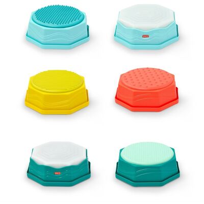 B.TOYS Juego Piedras Luminosas Sensoriales 6 Piezas . B.TOYS Juego Piedras Luminosas Sensoriales 6 Piezas .