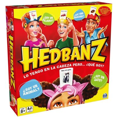 Spin Master Juego de adivinar ¿Qué tengo en la cabeza? Hedbanz Family Games. Spin Master Juego de adivinar ¿Qué tengo en la cabeza? Hedbanz Family Games.