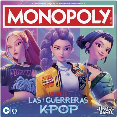 Hasbro Juego de mesa en familia Monopoly KPop Demon Hunters . Hasbro Juego de mesa en familia Monopoly KPop Demon Hunters .