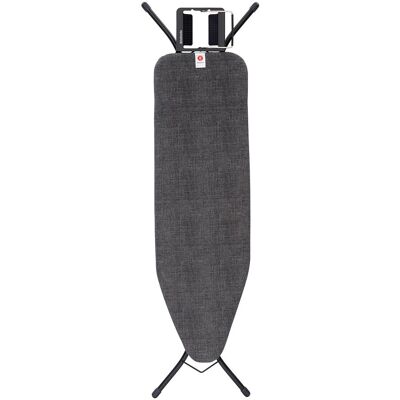 Brabantia Tabla de planchar 124 x 38 cm Denim Black . Negro Brabantia Tabla de planchar 124 x 38 cm Denim Black . Negro