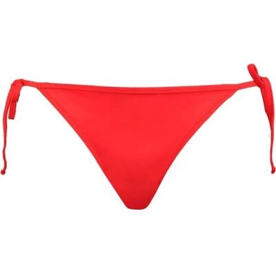 Braguita De Bikini Puma Con Lazos Lateral Rojo Large Mujer Braguita De Bikini Puma Con Lazos Lateral Rojo Large Mujer