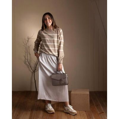 Bolso Cafenoir Tipo Maletín Con Acabado S - Modelo C3ma0703m011 Plata Plata Talla Única Mujer Bolso Cafenoir Tipo Maletín Con Acabado S - Modelo C3ma0703m011 Plata Plata Talla Única Mujer