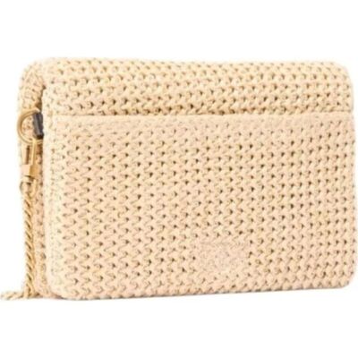 Bolso Pinko Modelo 106023 A391 En Color Beis C24q Talla Única Mujer Bolso Pinko Modelo 106023 A391 En Color Beis C24q Talla Única Mujer