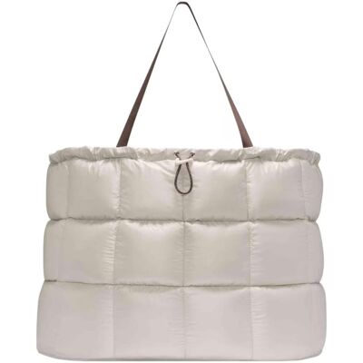 Bolso Tote Acolchado Nike Iq7682-072 Beige Talla Única Unisex Bolso Tote Acolchado Nike Iq7682-072 Beige Talla Única Unisex