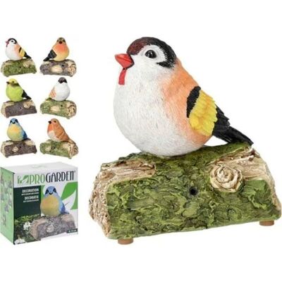 Figura Decorativa Pájaro Sobre Tronco Progarden Multicolor Talla Única Unisex Figura Decorativa Pájaro Sobre Tronco Progarden Multicolor Talla Única Unisex