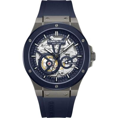 Reloj Kenneth Cole Kcwgz0063903 Automático Esqueleto Azul 43mm Hombre Reloj Kenneth Cole Kcwgz0063903 Automático Esqueleto Azul 43mm Hombre