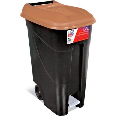 Contenedor De Residuos Tayg 80l Con Pedal Negro Talla Única Unisex Contenedor De Residuos Tayg 80l Con Pedal Negro Talla Única Unisex