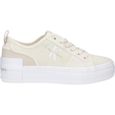 Calvin Yw0yw01412 Bold Vulc Flatf 0gi Creamy White-Eggshell 40 Mujer Calvin Yw0yw01412 Bold Vulc Flatf 0gi Creamy White-Eggshell 40 Mujer