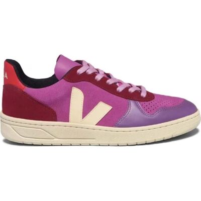 VEJA Zapatillas V-10 Suede Para Mujer En Color Rosa 38 Mujer VEJA Zapatillas V-10 Suede Para Mujer En Color Rosa 38 Mujer