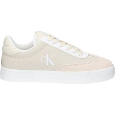 Calvin Yw0yw01636 Classic Cupsole Low 0lf Creamy White-White 40 Mujer Calvin Yw0yw01636 Classic Cupsole Low 0lf Creamy White-White 40 Mujer