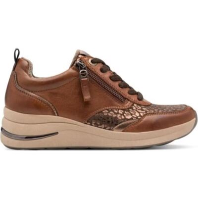 Zapatillas Tamaris 83714 De Piel Y Licra - Camel 37 Mujer Zapatillas Tamaris 83714 De Piel Y Licra - Camel 37 Mujer