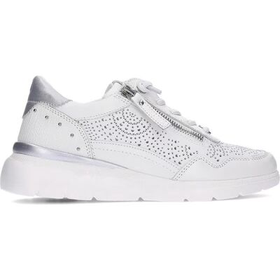 Zapatillas Deportivas Carmela 163096 En Piel Blanco 36 Mujer Zapatillas Deportivas Carmela 163096 En Piel Blanco 36 Mujer