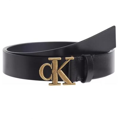 Cinturón Calvin Klein Mono Plaque Lthr 30mm Negro Negro 85 Mujer Cinturón Calvin Klein Mono Plaque Lthr 30mm Negro Negro 85 Mujer