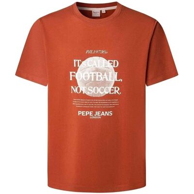 Camiseta Pepe Jeans Pm5010107-262 Manga Corta Brick Red 262brick Xl Hombre Camiseta Pepe Jeans Pm5010107-262 Manga Corta Brick Red 262brick Xl Hombre