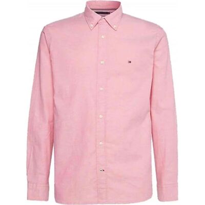 Camisa Tommy Hilfiger Mw0mw29968 Tpz-Rosa Xl Hombre Camisa Tommy Hilfiger Mw0mw29968 Tpz-Rosa Xl Hombre