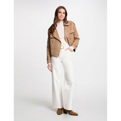 Morgan Jeans Pernera Ancha 251-Pduno Blanco 36 Mujer Morgan Jeans Pernera Ancha 251-Pduno Blanco 36 Mujer