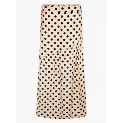 Falda Midi Morgan Modelo Jovita Estampado Lunares 36 Mujer Falda Midi Morgan Modelo Jovita Estampado Lunares 36 Mujer