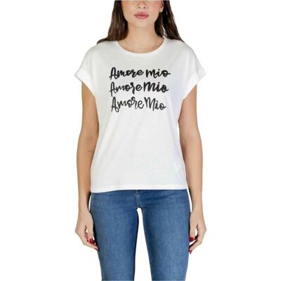 Camiseta Morgan Manga Corta 410303400002 Mujer Off White M Mujer Camiseta Morgan Manga Corta 410303400002 Mujer Off White M Mujer