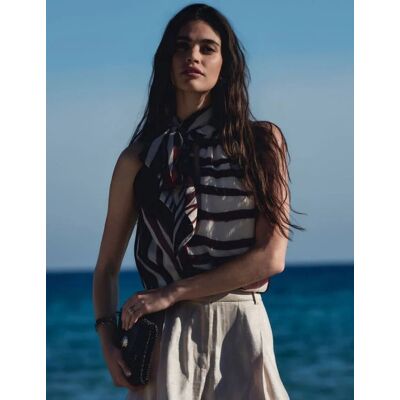 Morgan Top Omel Lazada Cuello Multicolor Varios Colores 36 Mujer Morgan Top Omel Lazada Cuello Multicolor Varios Colores 36 Mujer