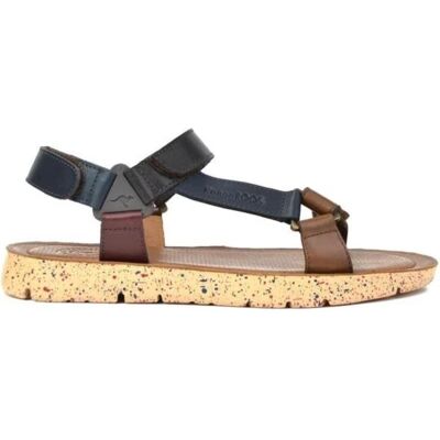 KANGAROOS Sandalia Caballero Comb Marron-Cuero-Burdeoscomb Marron-Cuero-Bu 41 Hombre KANGAROOS Sandalia Caballero Comb Marron-Cuero-Burdeoscomb Marron-Cuero-Bu 41 Hombre
