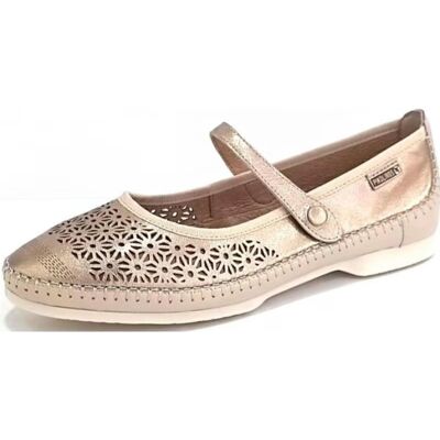 Mocasín Pikolinos De Piel Con Suela De Goma - Champán Champan 37 Mujer Mocasín Pikolinos De Piel Con Suela De Goma - Champán Champan 37 Mujer