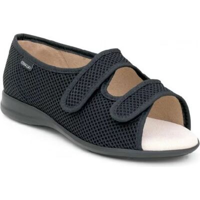 CALZAMEDI Sandalia Abierta Velcros Tela Unisex Negro 39 Mujer CALZAMEDI Sandalia Abierta Velcros Tela Unisex Negro 39 Mujer