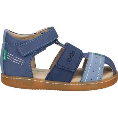 KICKERS 1201380-10-0 Kick Bazar Cow Nubuck 53 Bleu Tricolore 22 Hombre KICKERS 1201380-10-0 Kick Bazar Cow Nubuck 53 Bleu Tricolore 22 Hombre