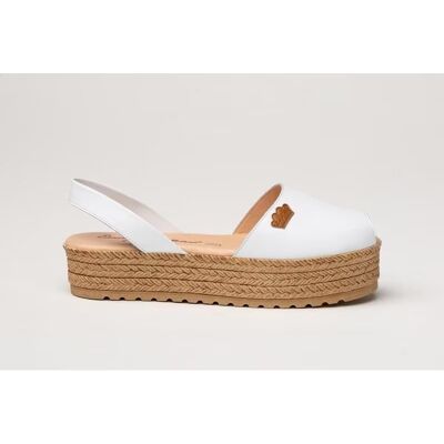 EVA MAÑAS Ibicenca Napa Gel-Memory Foam 1258 Blanco 35 Mujer EVA MAÑAS Ibicenca Napa Gel-Memory Foam 1258 Blanco 35 Mujer