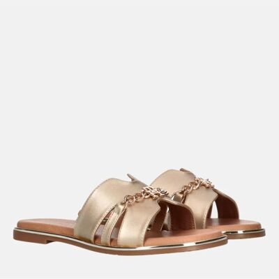 Sandalias Tommy Hilfiger T3a2-33250-1372514 Doradas Dorado 36,5 Mujer Sandalias Tommy Hilfiger T3a2-33250-1372514 Doradas Dorado 36,5 Mujer
