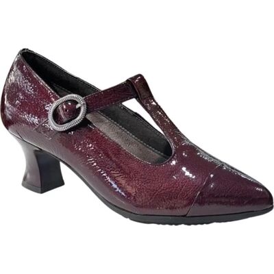 Zapato Pitillos Gilda Burdeos Charol Rojo 39 Mujer Zapato Pitillos Gilda Burdeos Charol Rojo 39 Mujer