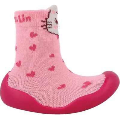 Calcetines Para Bebé Garvalin Con Diseño De Corazones Y Gatito Rosa Rosaa032 20 Hombre Calcetines Para Bebé Garvalin Con Diseño De Corazones Y Gatito Rosa Rosaa032 20 Hombre