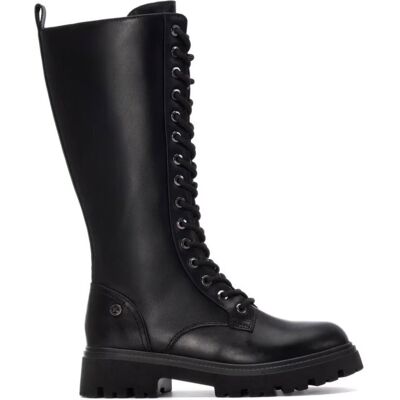 Xti 144656 Bota Alta Negra Con Cordones Estilo Militar Negro 36 Mujer Xti 144656 Bota Alta Negra Con Cordones Estilo Militar Negro 36 Mujer