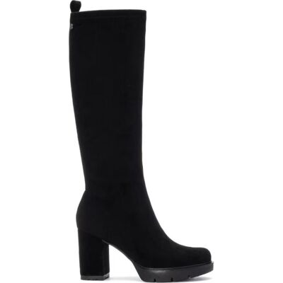 Bota Alta Xti 144580 Con Tacón Y Plataforma Negro 36 Mujer Bota Alta Xti 144580 Con Tacón Y Plataforma Negro 36 Mujer