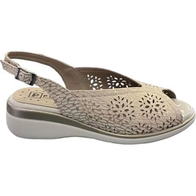 Sandalias De Cuña Pitillos 10342 Oro Oro 40 Mujer Sandalias De Cuña Pitillos 10342 Oro Oro 40 Mujer