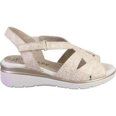 Sandalias Pitillos 11041 Oro-Platino Cuna-Tacón Ref 1173289 39 Mujer Sandalias Pitillos 11041 Oro-Platino Cuna-Tacón Ref 1173289 39 Mujer