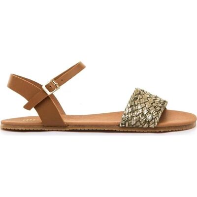 Sandalia Plana Mtng 55976 Barefoot Con Tiras Trenzadas Verde 41 Mujer Sandalia Plana Mtng 55976 Barefoot Con Tiras Trenzadas Verde 41 Mujer