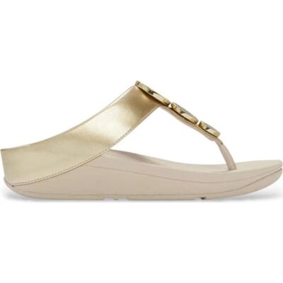 Sandalias De Dedo Fitflop Con Detalle Metálico Metal 39 Mujer Sandalias De Dedo Fitflop Con Detalle Metálico Metal 39 Mujer