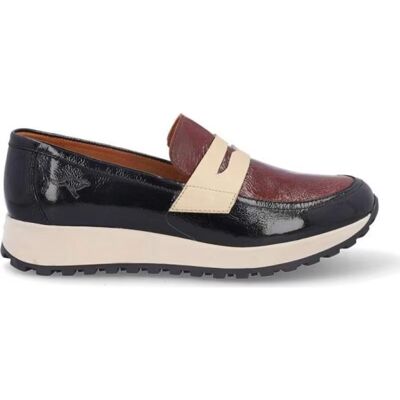 Mocasines Kangaroos 908-51 Charol Arrugado Negro-Cereza Arrug Negro-Cerezacharol Negro-C 39 Mujer Mocasines Kangaroos 908-51 Charol Arrugado Negro-Cereza Arrug Negro-Cerezacharol Negro-C 39 Mujer