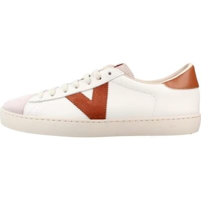 Zapatillas Victoria Berlin De Piel Blanco Y Teja Rojo 41 Mujer Zapatillas Victoria Berlin De Piel Blanco Y Teja Rojo 41 Mujer