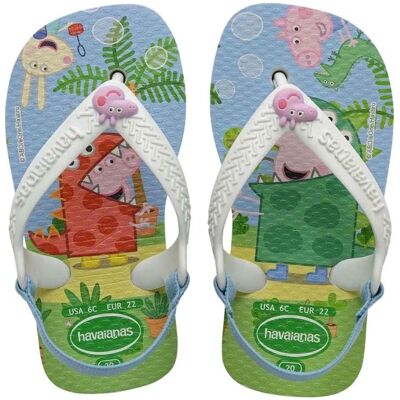 Havaianas Chanclas Infantiles 213100100078 Peppa Pig Blanco 22 Hombre Havaianas Chanclas Infantiles 213100100078 Peppa Pig Blanco 22 Hombre