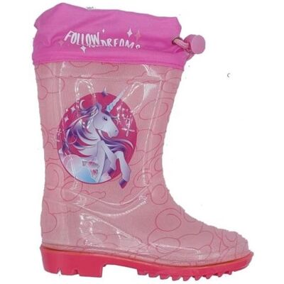 BUBBLE BOBBLE Bota De Agua Unicornio Rosa 22 Hombre BUBBLE BOBBLE Bota De Agua Unicornio Rosa 22 Hombre