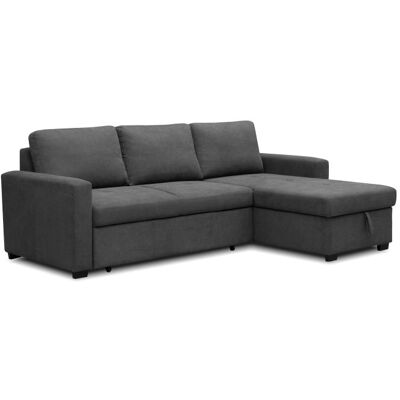 Duehome Sofá cama con chaiselongue reversible 4 plazas Saira - Sofá cama Duehome Sofá cama con chaiselongue reversible 4 plazas Saira - Sofá cama
