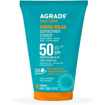 Crema Solar Agrado SPF 50 - Resistente al agua Crema Solar Agrado SPF 50 - Resistente al agua