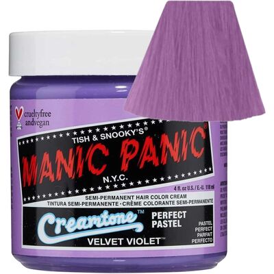 Coloración semipermanente Velvet Violet de Manic Panic - Producto para el cabello Coloración semipermanente Velvet Violet de Manic Panic - Producto para el cabello