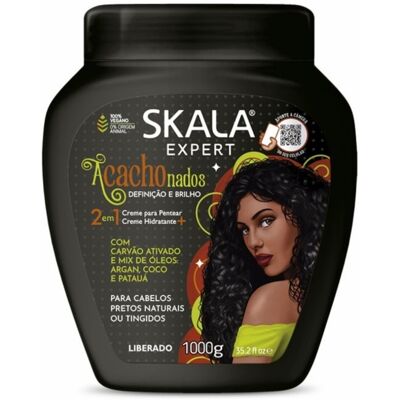 Skala - Crema acondicionadora Acachonados 1kg - Cabello negros encrespados y rizados Skala - Crema acondicionadora Acachonados 1kg - Cabello negros encrespados y rizados