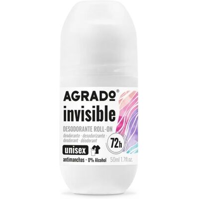 Agrado - Desodorante roll-on antitranspirante Invisible Agrado - Desodorante roll-on antitranspirante Invisible