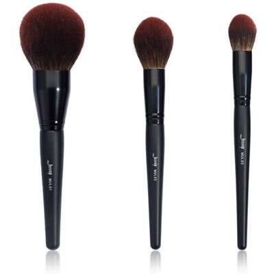 Jessup Beauty - Set de brochas 3 piezas Black Shimmer Collection - T274: Makeup Lover (Phantom Black) Jessup Beauty - Set de brochas 3 piezas Black Shimmer Collection - T274: Makeup Lover (Phantom Black)